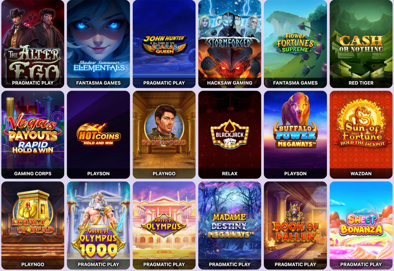 Ra casino jeux